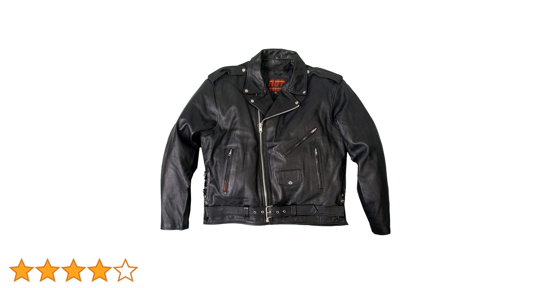 Amazon.co.jp: Hot Leathers ブラックレザー クラシック